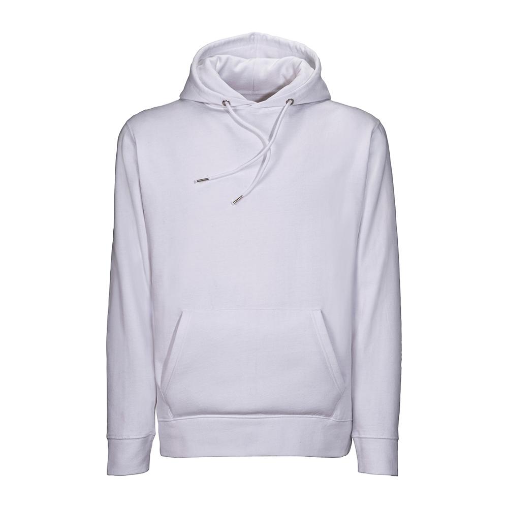 Felpa con cappuccio 100% tessuto rigenerato Felpa con cappuccio 100% tessuto rigenerato